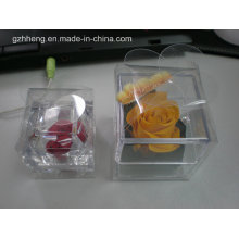 Crystal Flower Candle Plastic Packing Box (folding box)